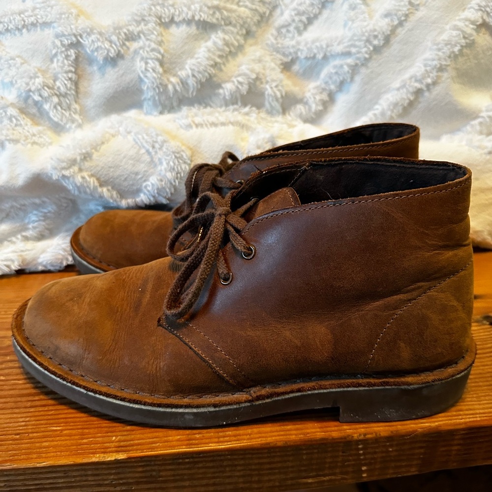 Clarks desert booties